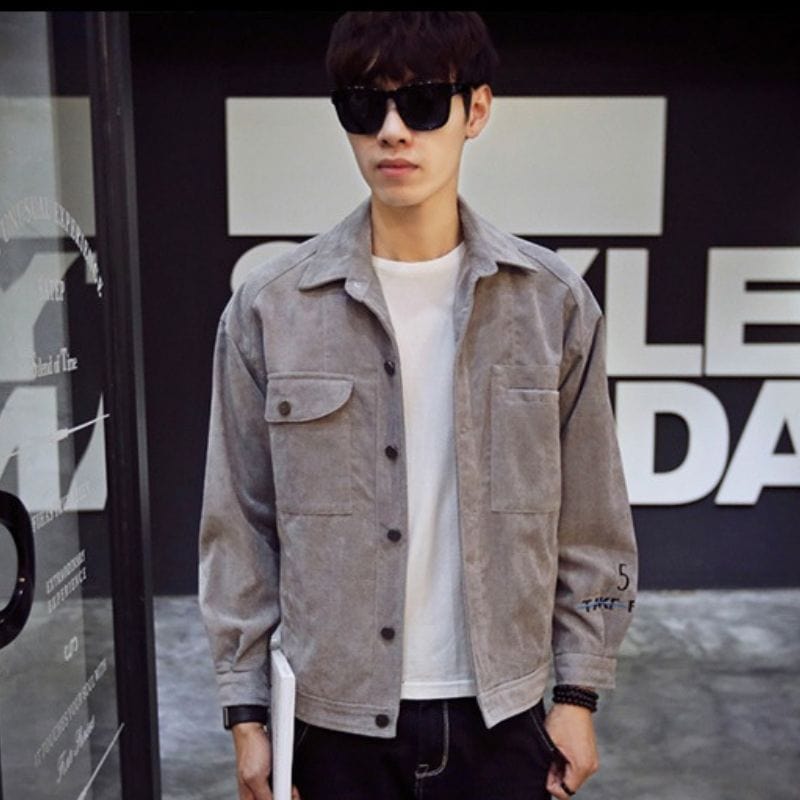 Herren Cordhemdjacke – Perfekt für einen ordentlichen britischen Look!