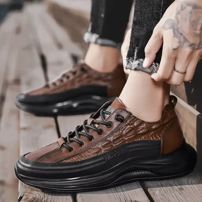 Drako® Herren Croc Skin Trainer